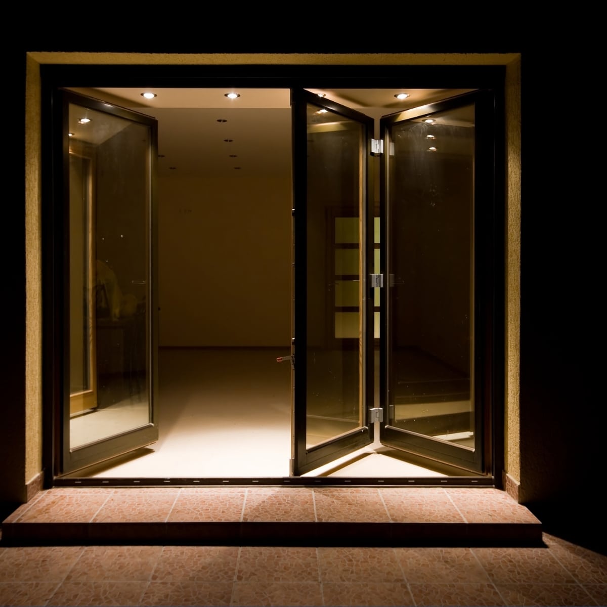 Bifold door in Black