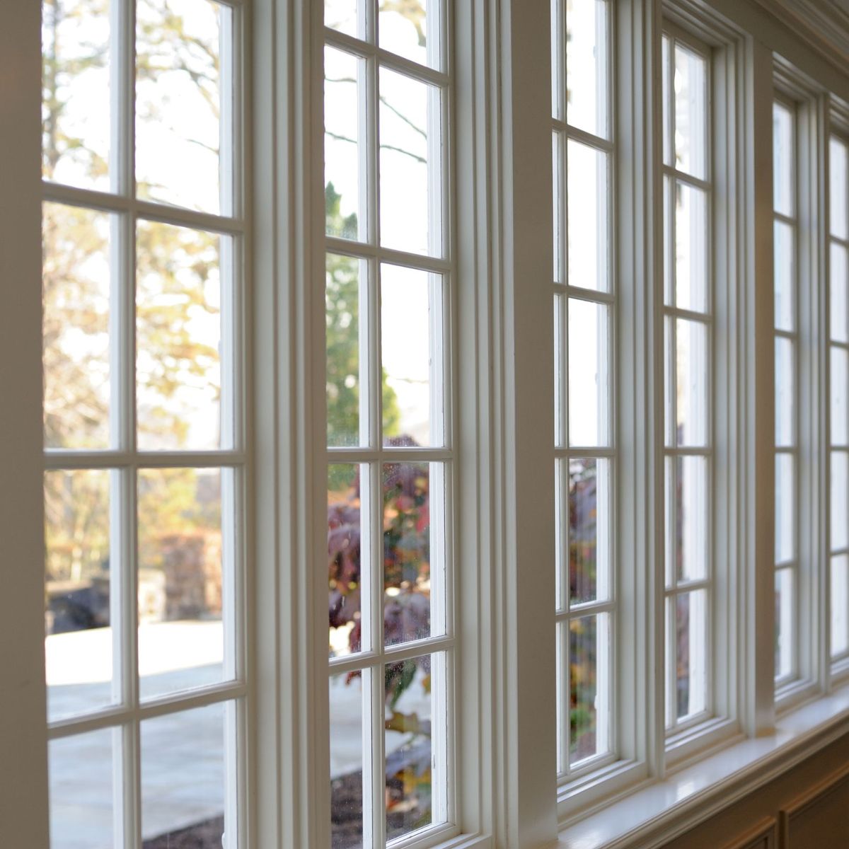 White wooden window in Basingstoke