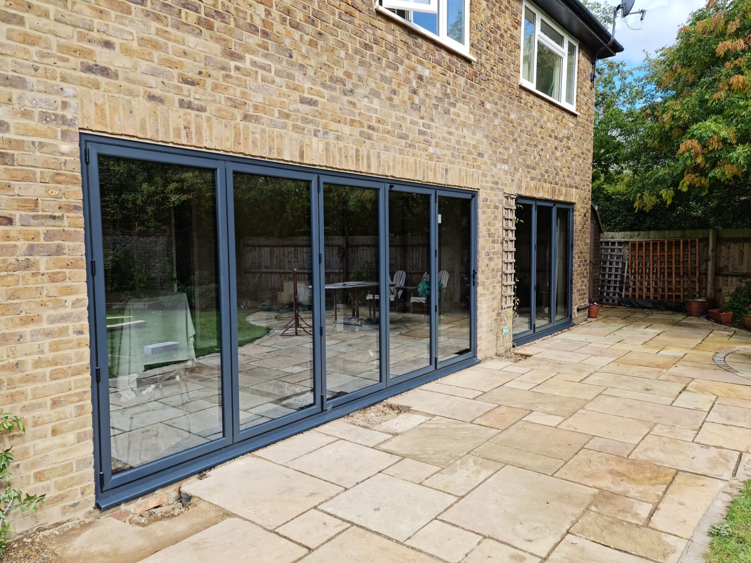 Double glazed bifold doors in Basingstoke