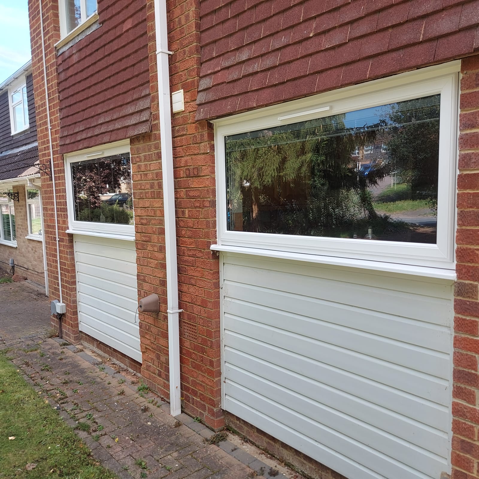 UPVC Windows Installation with Integral Blinds in Yateley