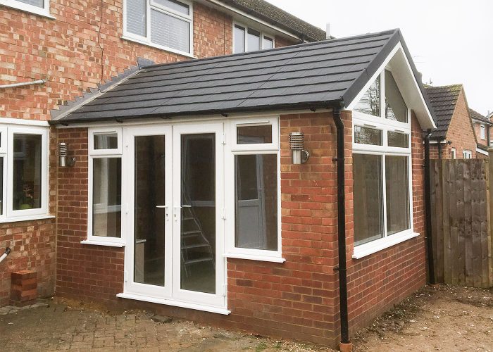 gable roof house extension